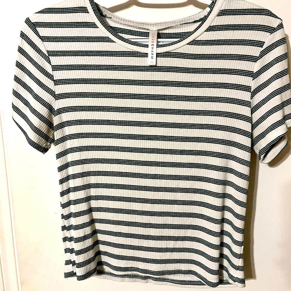 Ribbed tee